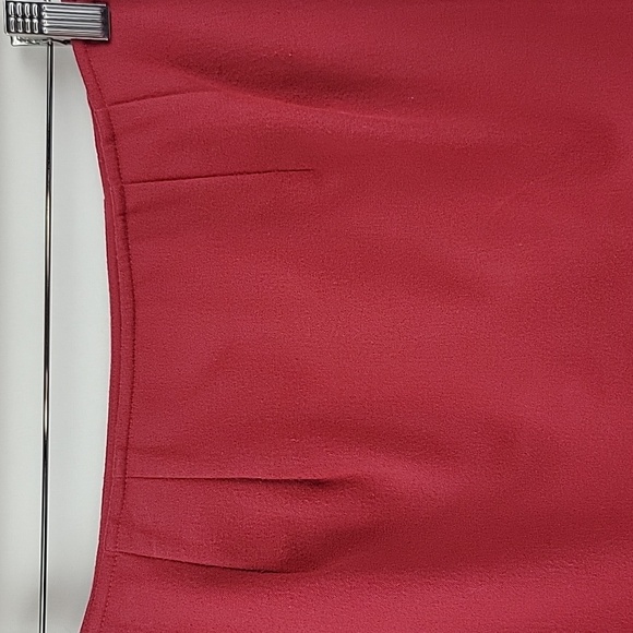 Talbots Mini A-Line Wrap Skirt Raspberry Red Size 4 - Picture 8 of 13